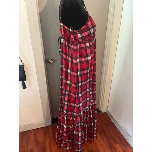 XXI Forever 21 Plaid Maxi dress. Size Small Petite - Picture 7 of 12